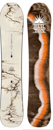 26/27BURTON雪板CARTOGRAPHER FRACTAL BURNING