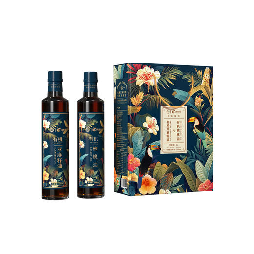 【包邮】丨马年大集·有机丝路双语礼盒装（亚麻籽油500ml+核桃油500ml）【158元/套】丨根据下单顺序排单发货 商品图3