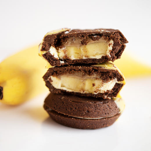 香蕉拿铁味｜冷冻经典版曲奇烧（4枚/盒） 商品图4