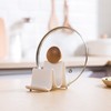 简易厨房置物架波浪锅盖架 A0172 厨房用品 厨房好物 绿色 商品缩略图1