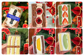 特调奶油，水果三明治