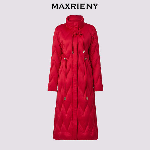 玛克门店发货：MAXRIENY中式盘扣红色羽绒服(货号:MS85DC755) 商品图3