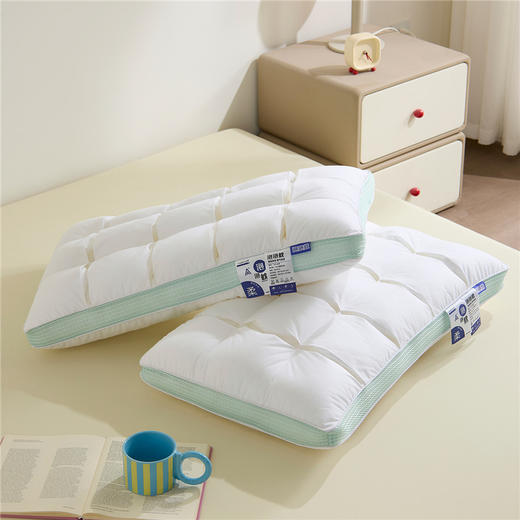 自然醒全棉立体绿泡泡枕XK 商品图3