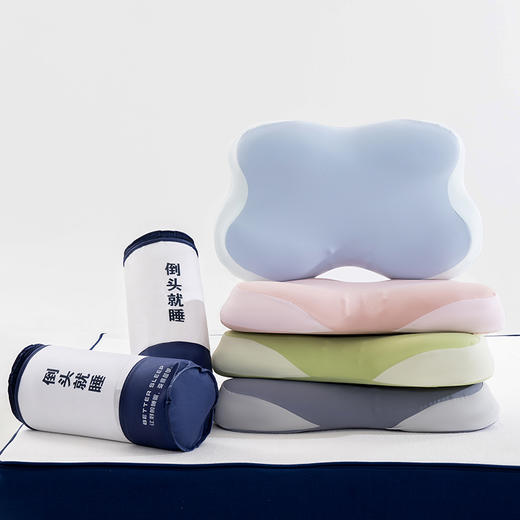自然醒蝴蝶记忆棉深睡支撑枕XK 商品图0