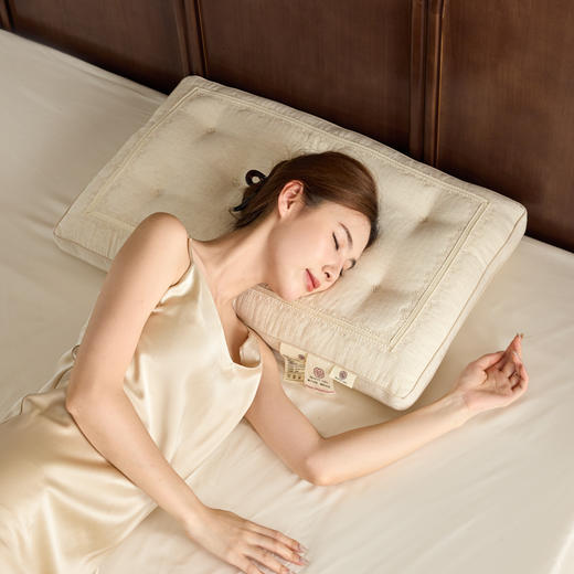 自然醒亚麻小香玫瑰枕XK 商品图11