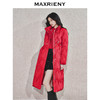 玛克门店发货：MAXRIENY中式盘扣红色羽绒服(货号:MS85DC755) 商品缩略图1