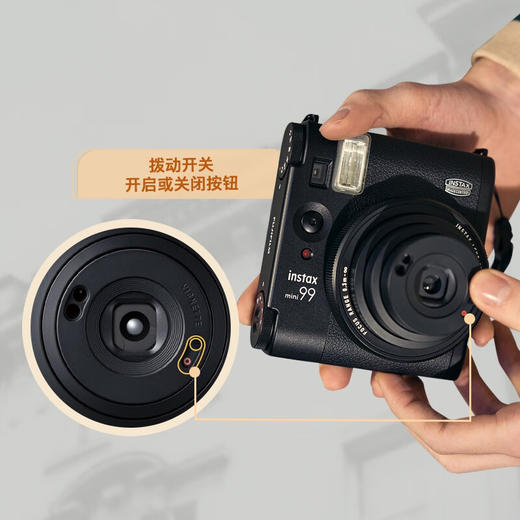 Fujifilm/富士 拍立得 Mini99 经典黑 胶片相机一次成像复古拍立得 商品图3