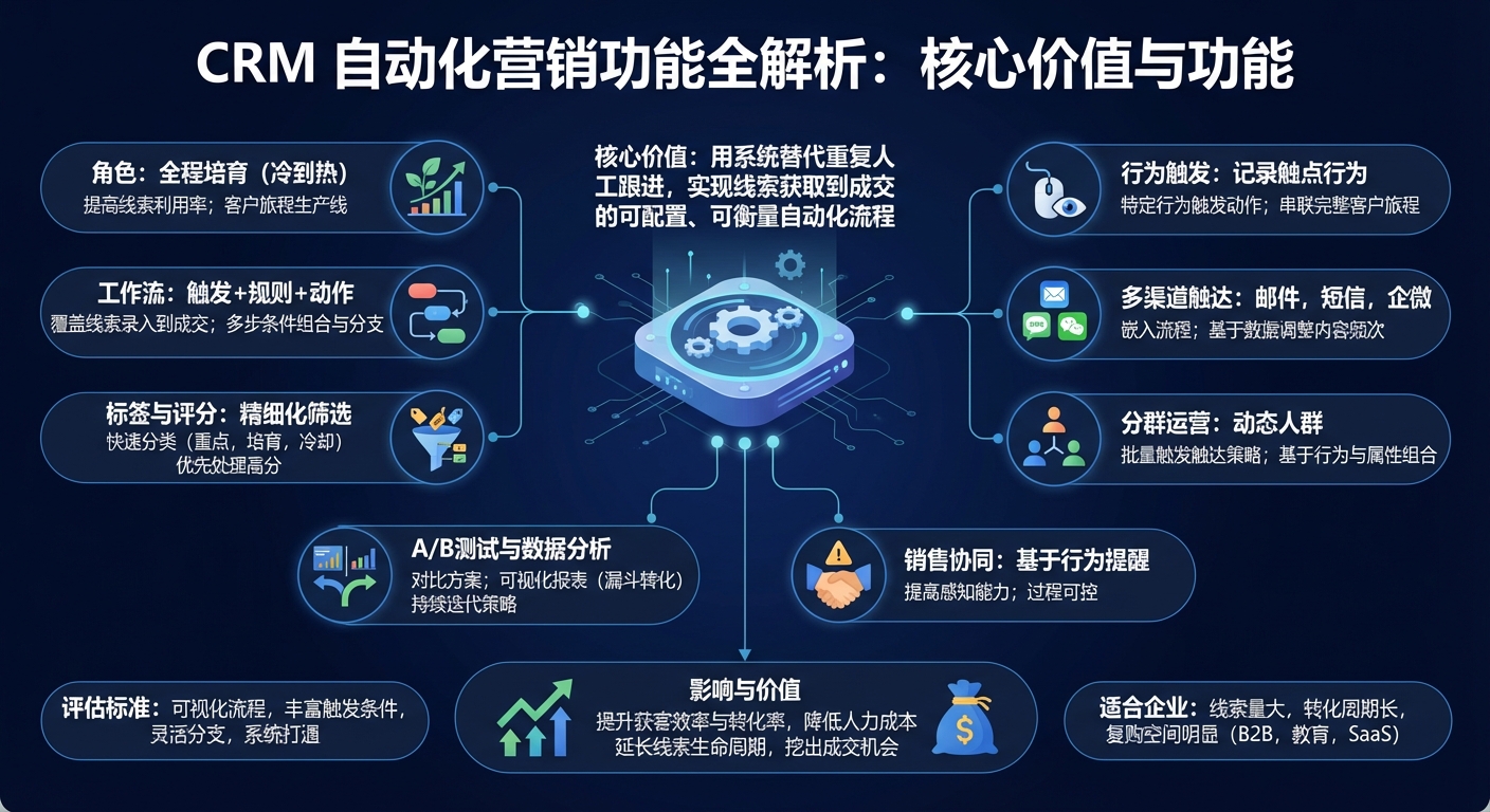 自动化营销在CRM里到底扮演什么角色？