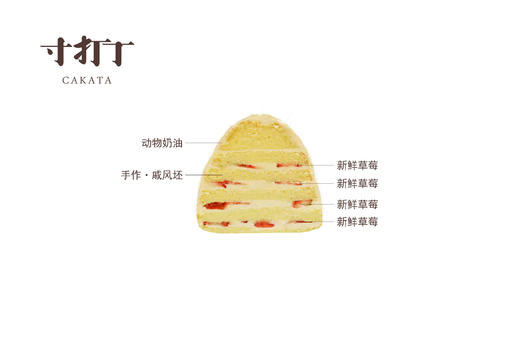 天天快乐·许愿树/草莓奶油蛋糕（可备注少糖） 商品图2