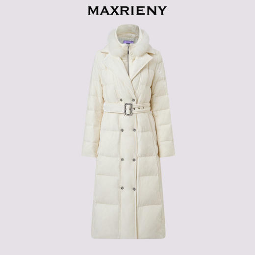 玛克门店发货：MAXRIENY气质感过膝长款羽绒服(货号:MF86DC513) 商品图3