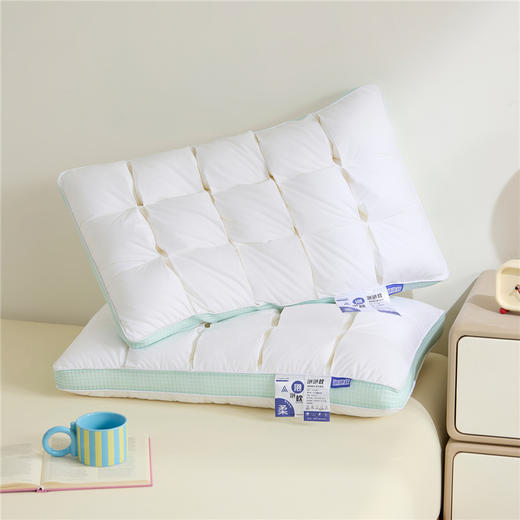 自然醒全棉立体绿泡泡枕XK 商品图7