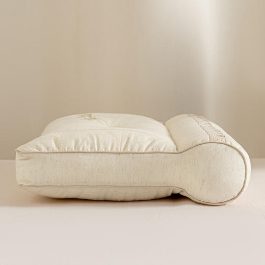 自然醒亚麻沉香乌木蚕丝牵引枕XK 商品图4