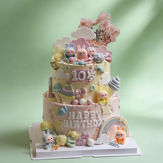 双层拉布布蛋糕 商品图0