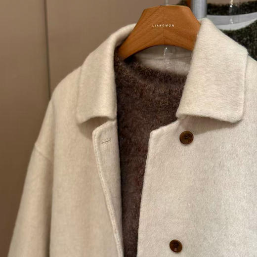  【特价不退不换】【预售7天】良木礼羊毛大衣（0312F） 商品图1