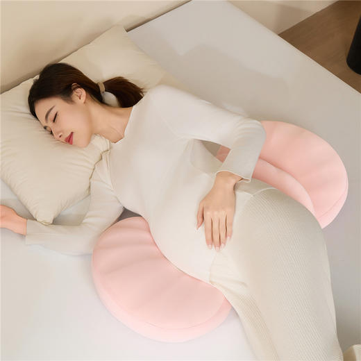 自然醒贝壳记忆棉孕妇腰靠枕XK 商品图1