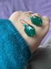 SpoiledBrat Jewelry绿玉髓绿松石耳环 商品缩略图6