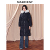 玛克门店发货：MAXRIENY简约廓形狐狸毛领超长过膝羽绒服(货号:MF86DC510) 商品缩略图0