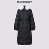 玛克门店发货：MAXRIENY简约廓形狐狸毛领超长过膝羽绒服(货号:MF86DC510) 商品缩略图3