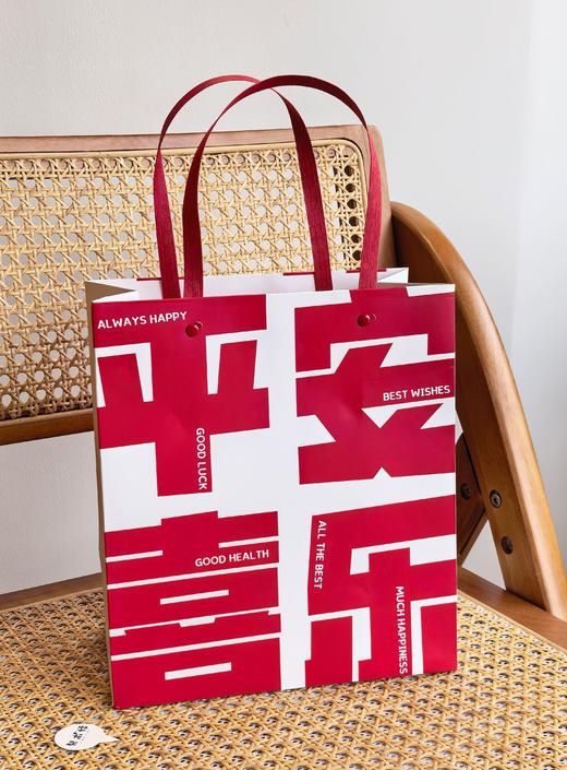 平安發财双面礼袋【空袋/可装6件货】 商品图1