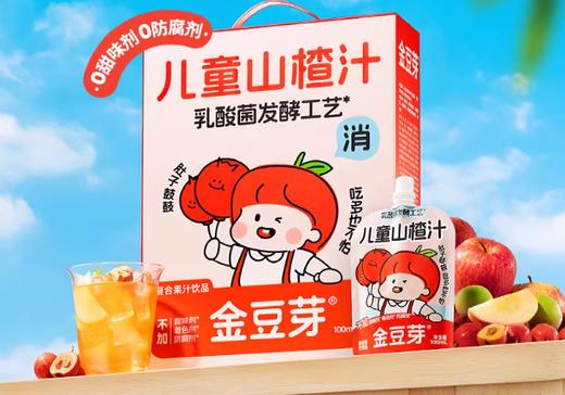 金豆芽儿童山楂汁100ml*13袋 商品图0