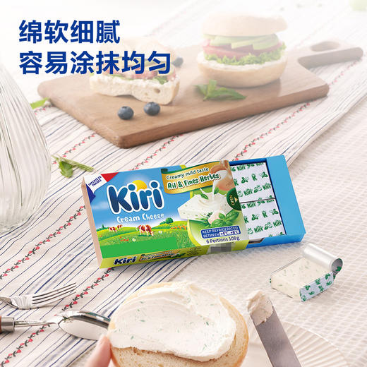 【自提】M 凯芮 法国进口 奶油芝士蒜香味再制干酪 432克(108克x4) 商品图2