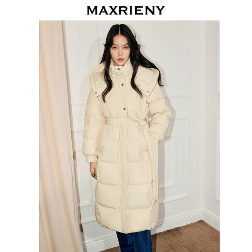 玛克门店发货：MAXRIENY过膝长款羽绒服(货号:MF86DC505) 商品图1