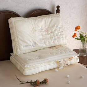 自然醒双层蝶梦蚕丝枕XK