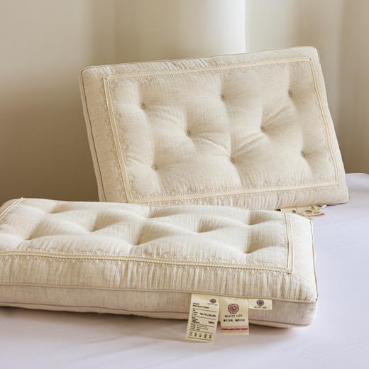 自然醒亚麻小香玫瑰枕XK 商品图0