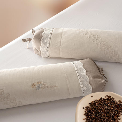 自然醒亚麻糖果荞麦枕XK 商品图0