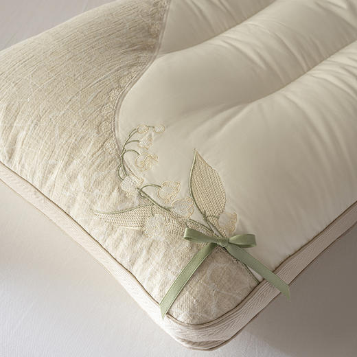 自然醒铃兰物语棉麻枕XK 商品图3