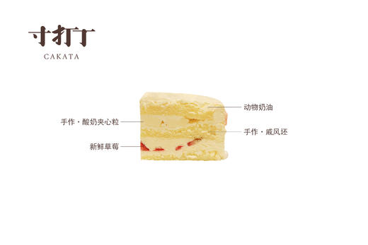吉祥如意·草莓酸奶蛋糕 丨（可备注少糖） 商品图2