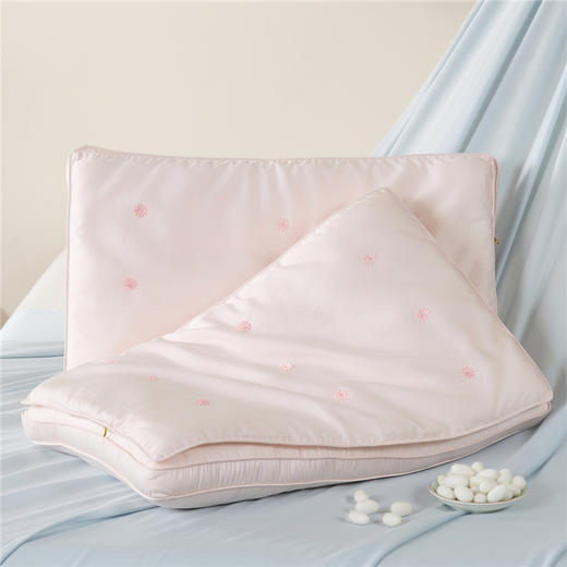 自然醒宛香纱二合一蚕丝枕XK 商品图1