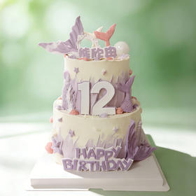 双层美人鱼尾🐠蛋糕