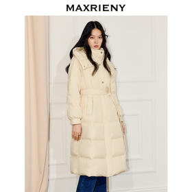 玛克门店发货：MAXRIENY过膝长款羽绒服(货号:MF86DC505)