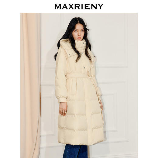 玛克门店发货：MAXRIENY过膝长款羽绒服(货号:MF86DC505) 商品图0