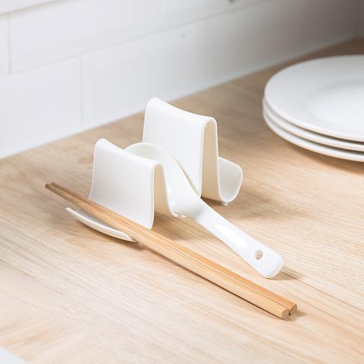 简易厨房置物架波浪锅盖架 A0172 厨房用品 厨房好物 绿色 商品图3