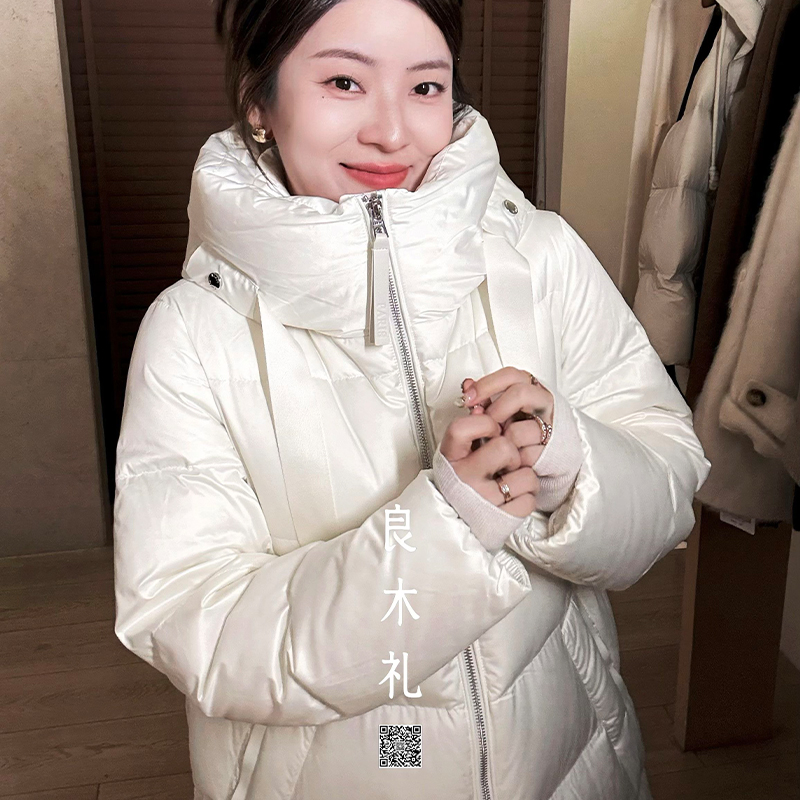 【预售7天】良木礼连帽中长鹅绒服（2310）