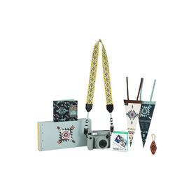 Fujifilm/富士 拍立得 Wide400 原野绿 旷野图腾套装 复古宽幅