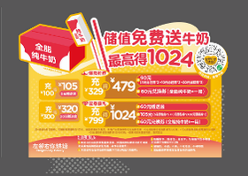 储值15厚PVC双面立牌/1*1个