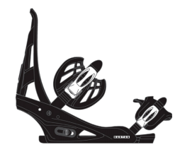 26/27BURTON固定器M FREESTYLE BLACK