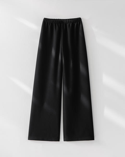 臣禾	【醋酸懒人裤】松紧腰一片式裁剪无口袋直筒裤休闲裤	JZ261060175 商品图9