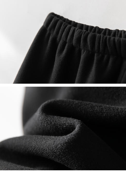 臣禾	【醋酸懒人裤】松紧腰一片式裁剪无口袋直筒裤休闲裤	JZ261060175 商品图6