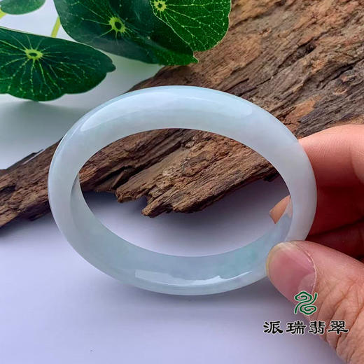 派瑞翡翠 翡翠手镯 糯种 绿色 商品图4