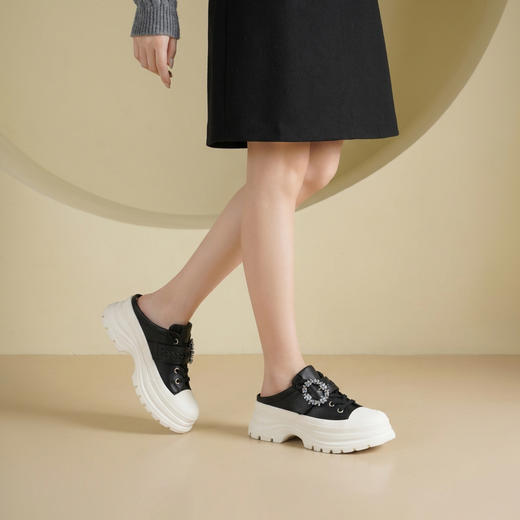 Westory2026年春季厚底休闲运动鞋穆勒拖鞋深口鞋S26AM50741 商品图3