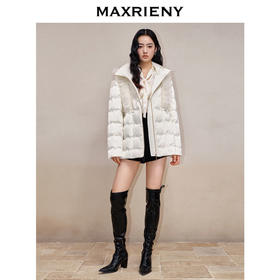 玛克门店发货：MAXRIENY甜美复古感羽绒服货号:MS88DC535)