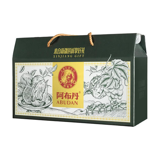 阿布丹新春干坚果年货礼盒1450g/盒（买即赠送一罐新疆灰枣280g/罐） 商品图0