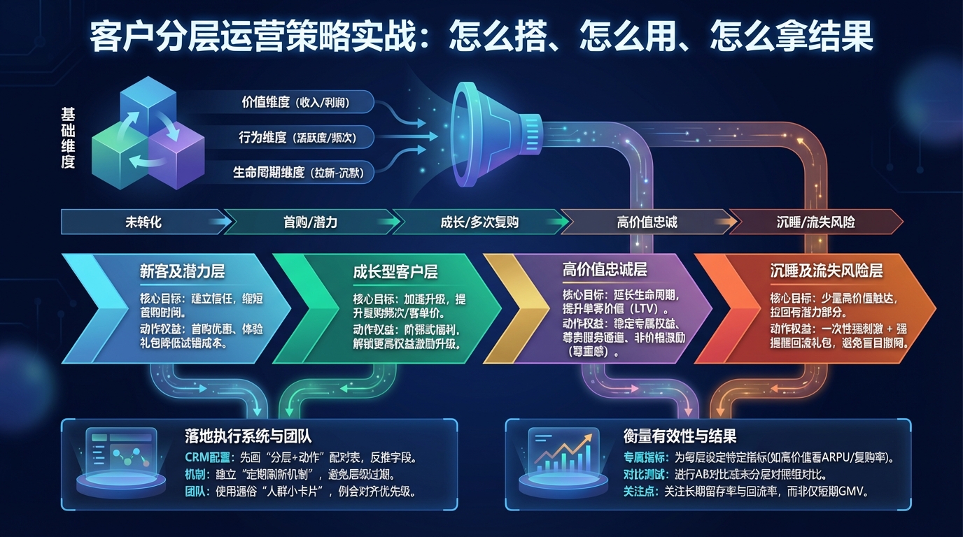 客户分层的核心目的是什么？