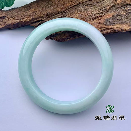 派瑞翡翠 翡翠手镯 糯种 绿色 商品图1