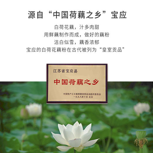 正安 古法藕粉 坚持古法非遗20斤藕≈1斤粉 甘润爽滑脾胃拒绝秋冬季干燥 冲调羹品早餐代餐老人易食家庭食品 手作宝应藕粉 250克/罐 商品图3