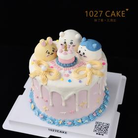 1027CAKE | 立体奶油霜 chiikawa 小八